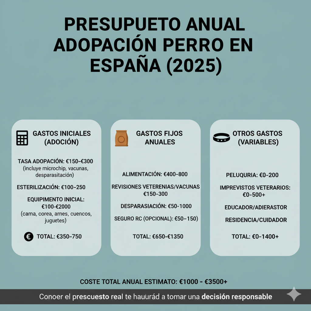 Infografía comparativa de costes de adopción versus costes totales durante 10 años